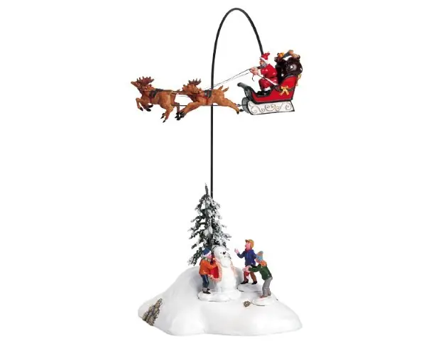 Kerstfiguur Santa claus is coming to town LEMAX