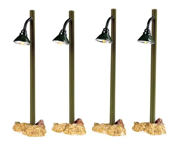 Kerstfiguur Rustic street lamp LEMAX