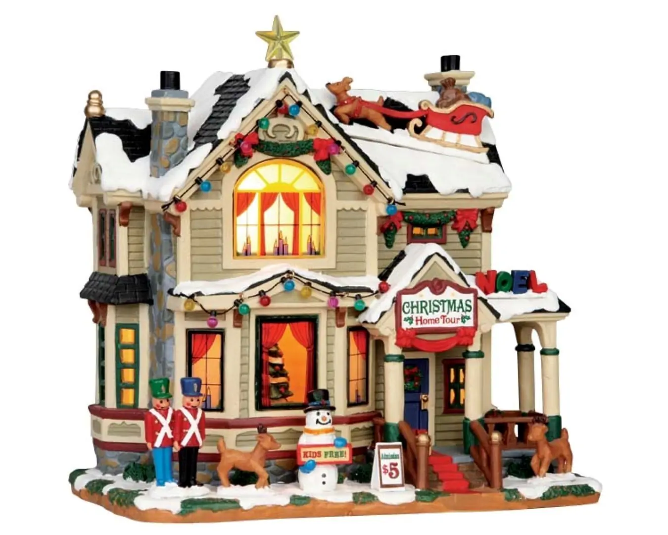 Kersthuisje Christmas home tour LEMAX
