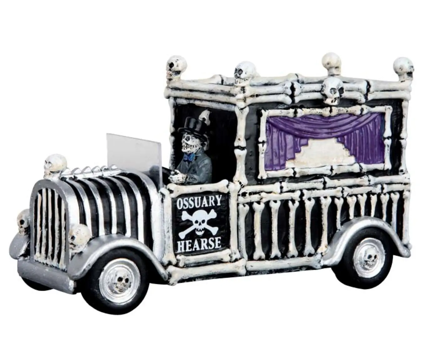 Kerstfiguur Hearse of bones Lemax