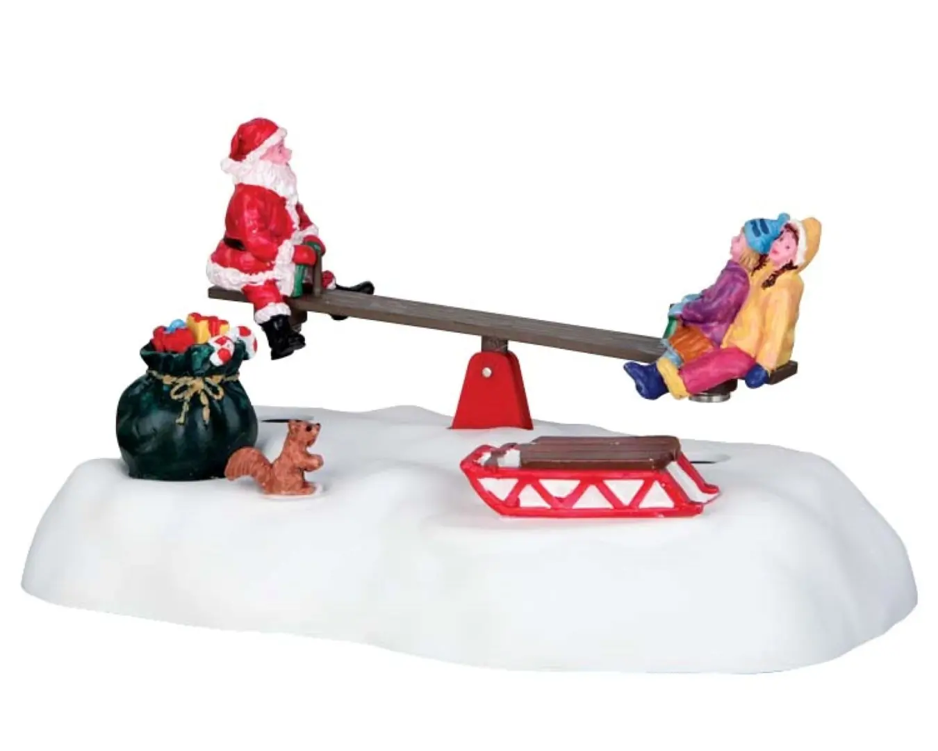 Kerstfiguur Santa seesaws b/o (4.5v) Lemax