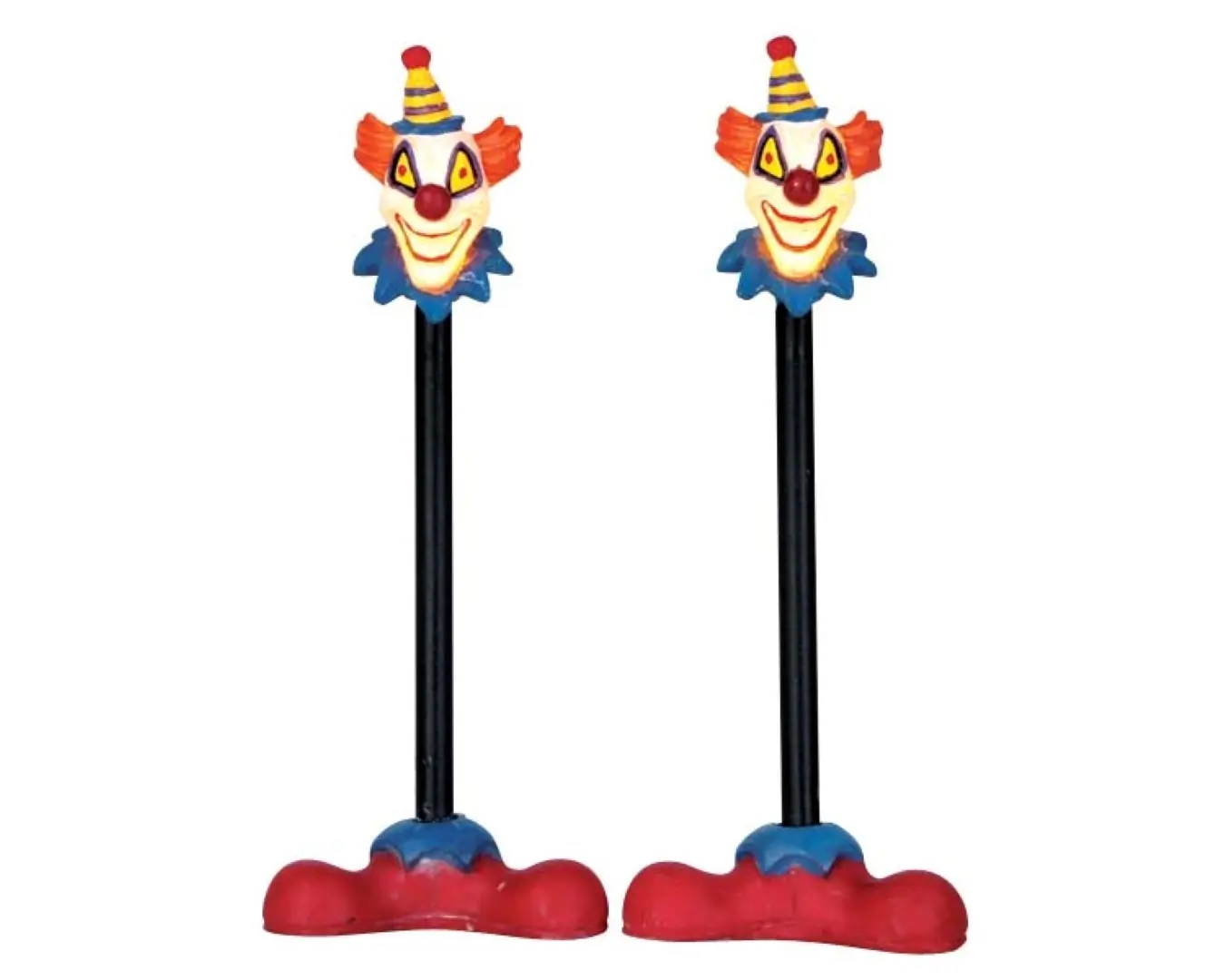 Kerstfiguur Killer clown lamp post set of 2 b/o (4.5v) Lemax