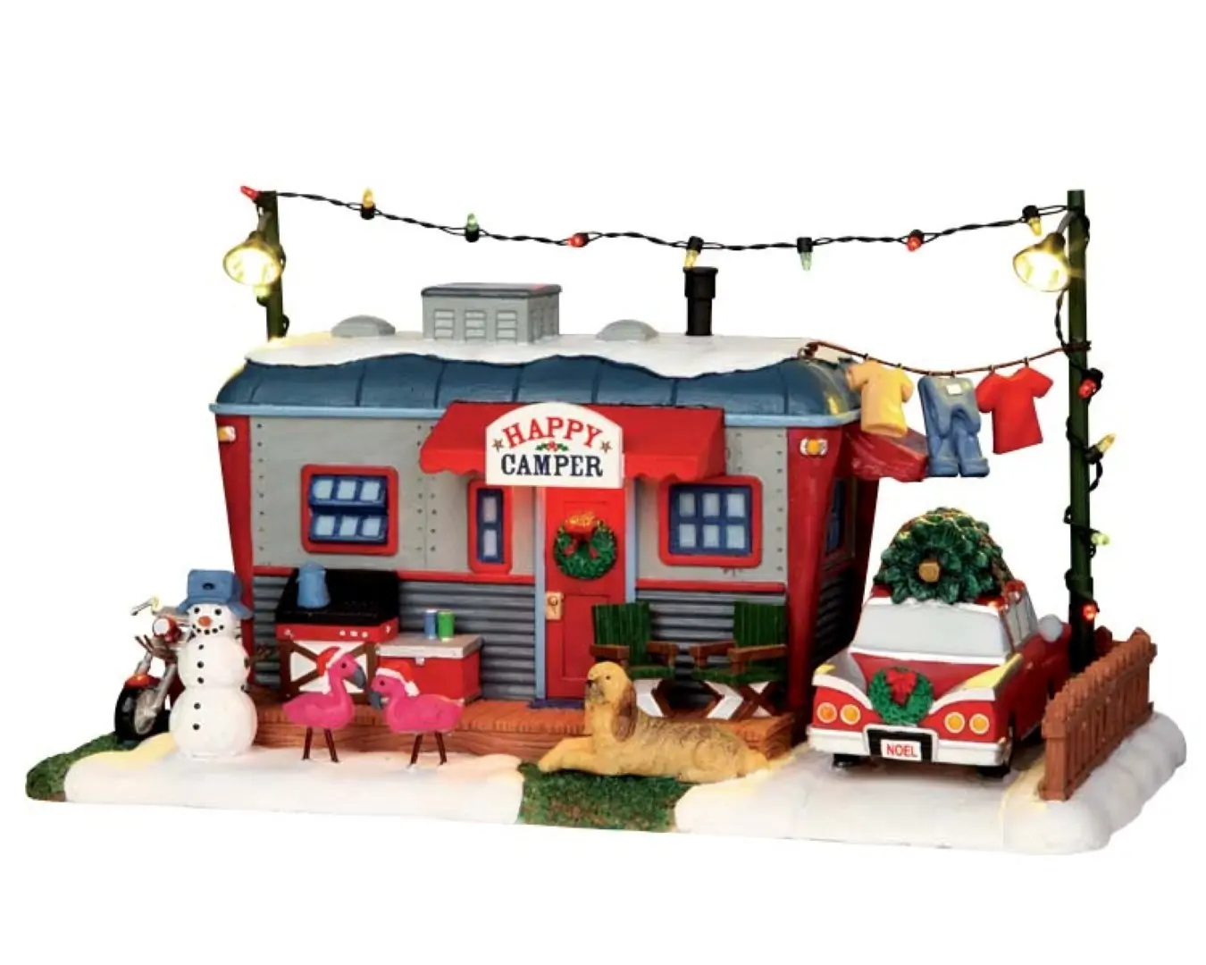Kerstfiguur Happy camper b/o (4.5v) Lemax