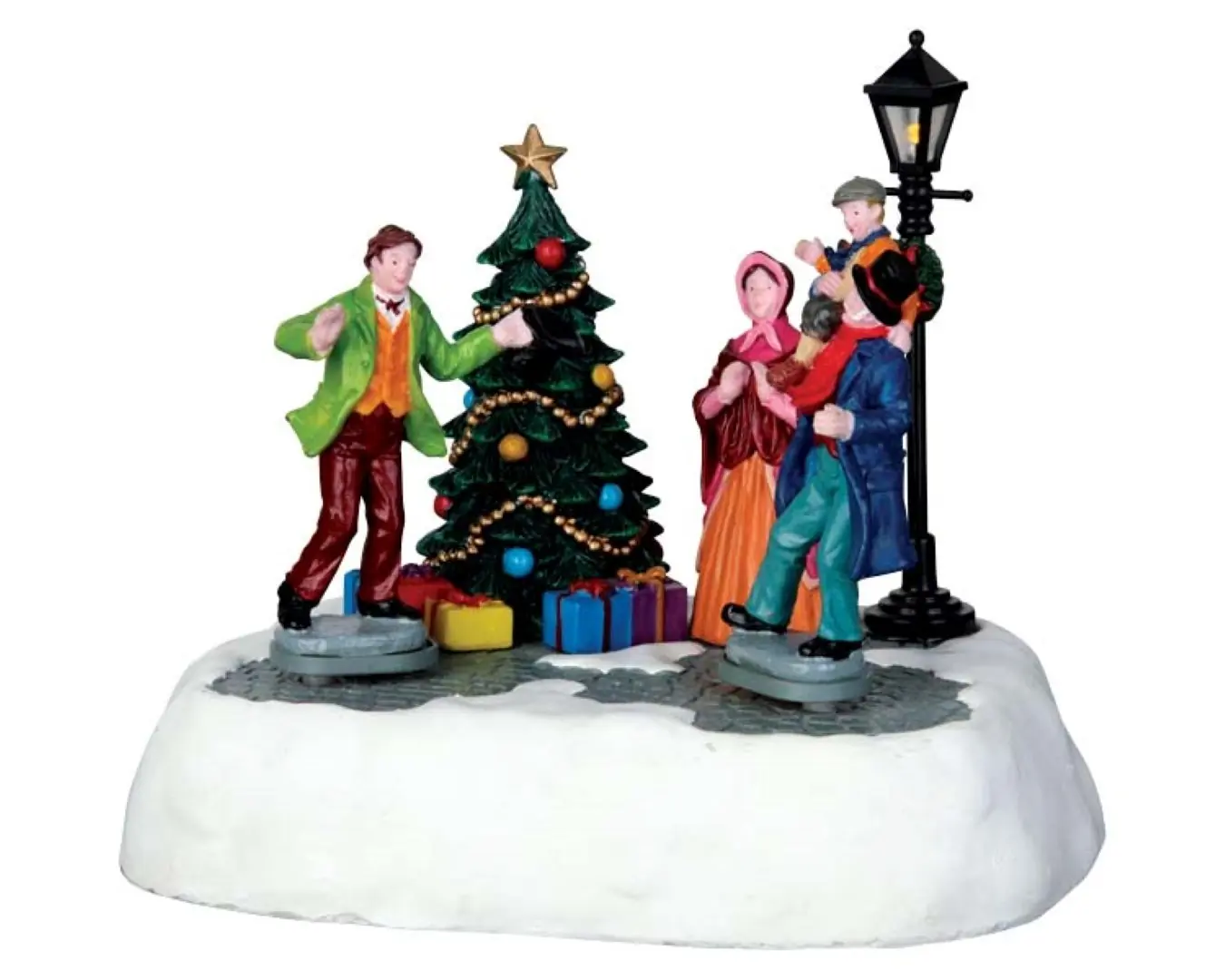 Kerstfiguur Happy christmas mr scrooge! b/o (4.5v) Lemax