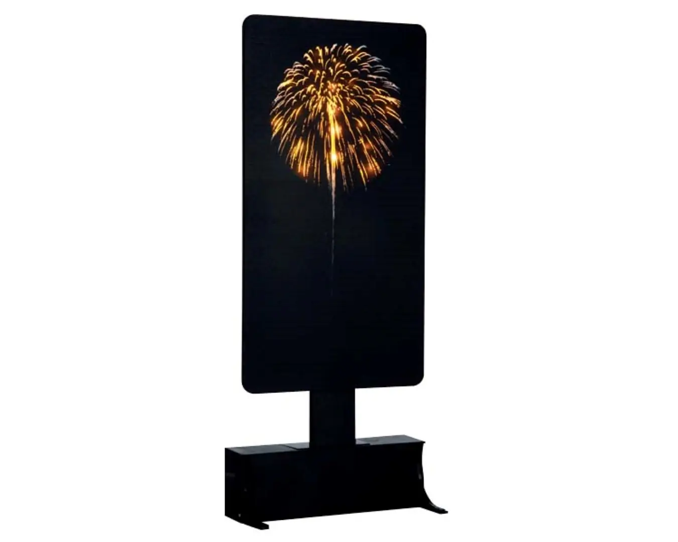 Kerstfiguur Yellow vuurwerk/fireworks b/o (4.5v) Lemax