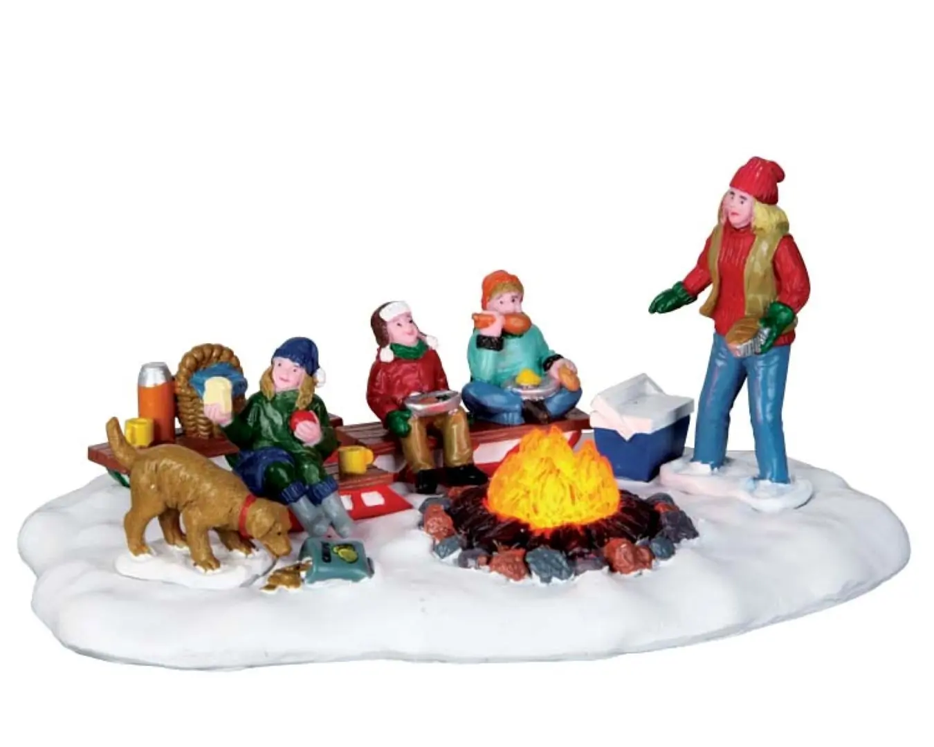 Kerstfiguur Sledding potluck b/o (4.5v) Lemax