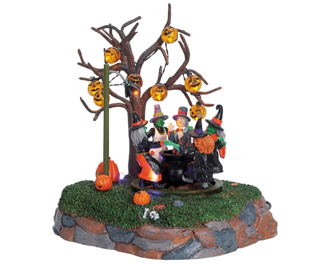 Kerstfiguur Cooking up a ghoul battery op LEMAX
