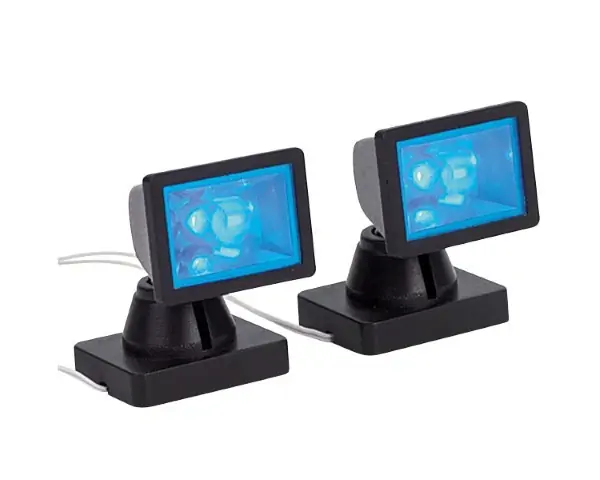 Kerstfiguur Spot light- blue LEMAX