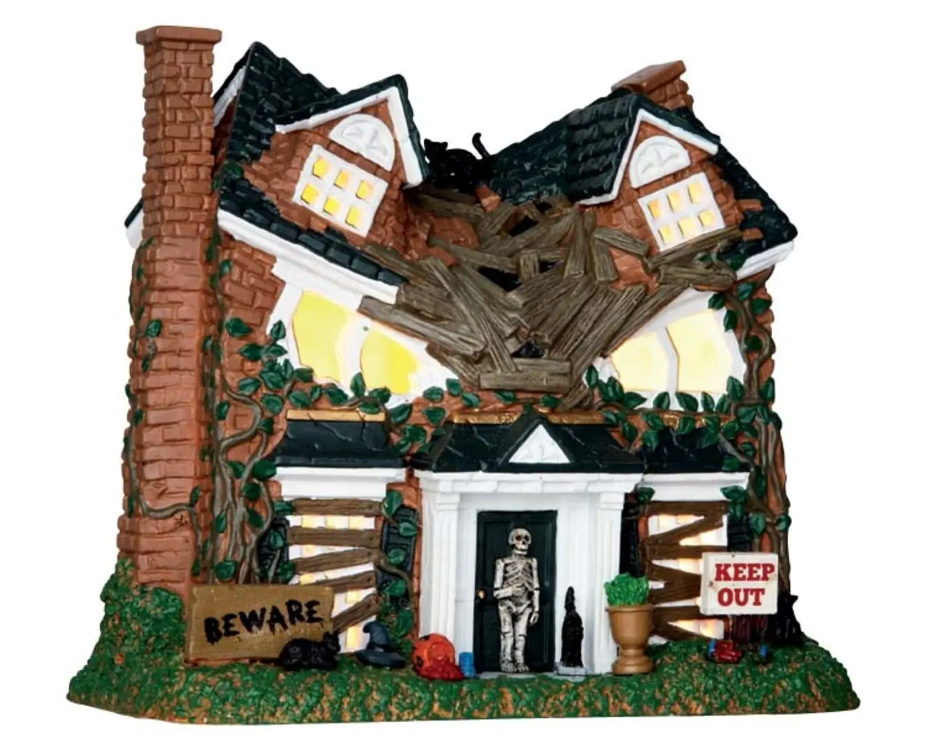 Kerstfiguur Monster on maple street b/o led Lemax
