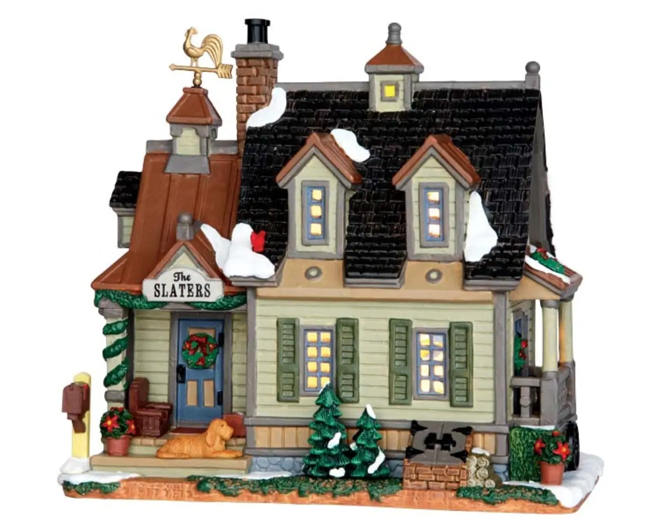 Kerstfiguur Slater s homestead b/o led Lemax