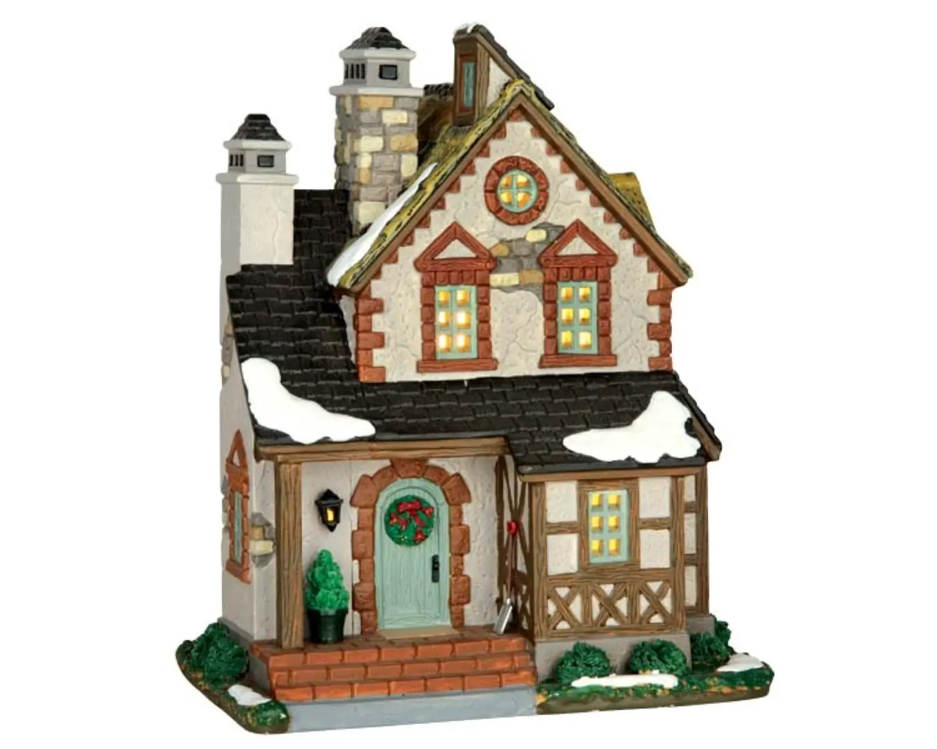Kerstfiguur Normandy cottage b/o led Lemax