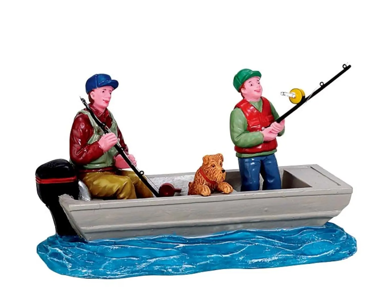 Kerstfiguur Family fishing trip LEMAX