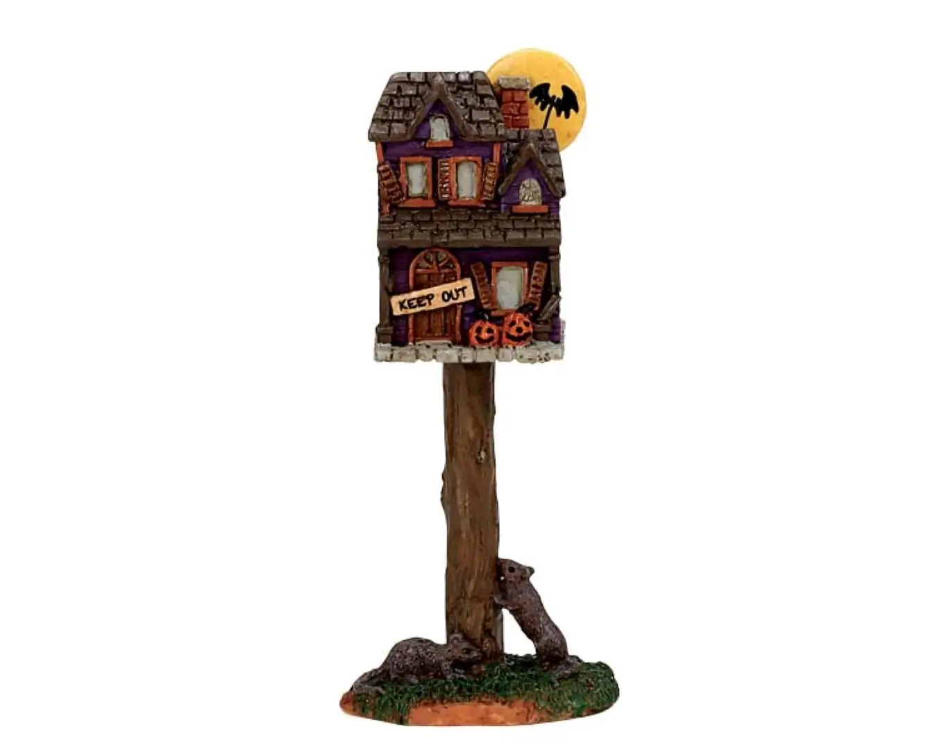 Kerstfiguur Full moon birdhouse LEMAX