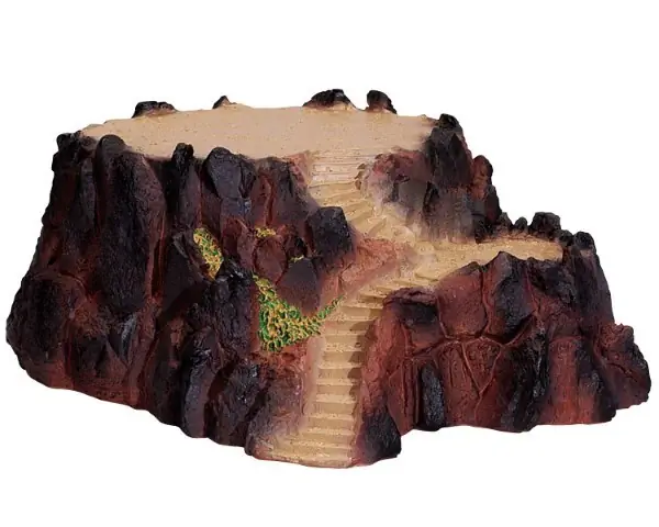 Kerstdorp landschap Hill top  platform LEMAX