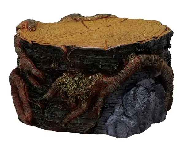Kerstdorp landschap Tree stump  platform large LEMAX