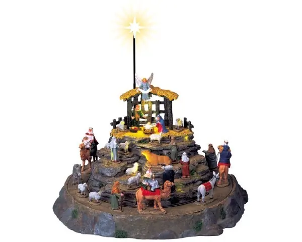 Kersthuisje Nativity scene LEMAX