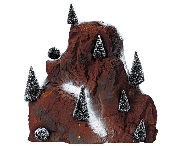 Kerstdorp landschap Medium village mountain backdrop LEMAX