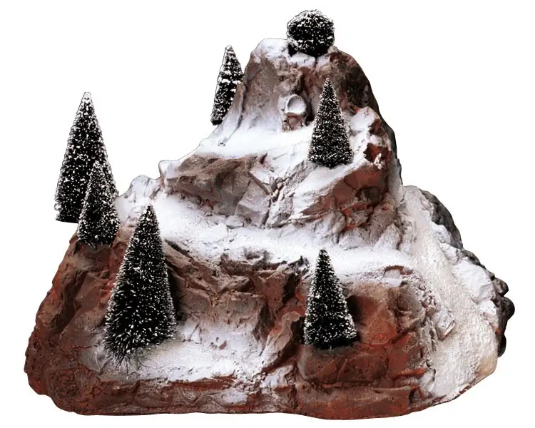 Kerstdorp landschap Village mountain LEMAX
