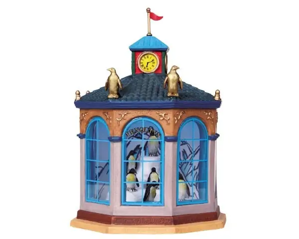 Kerstfiguur Penguins house LEMAX