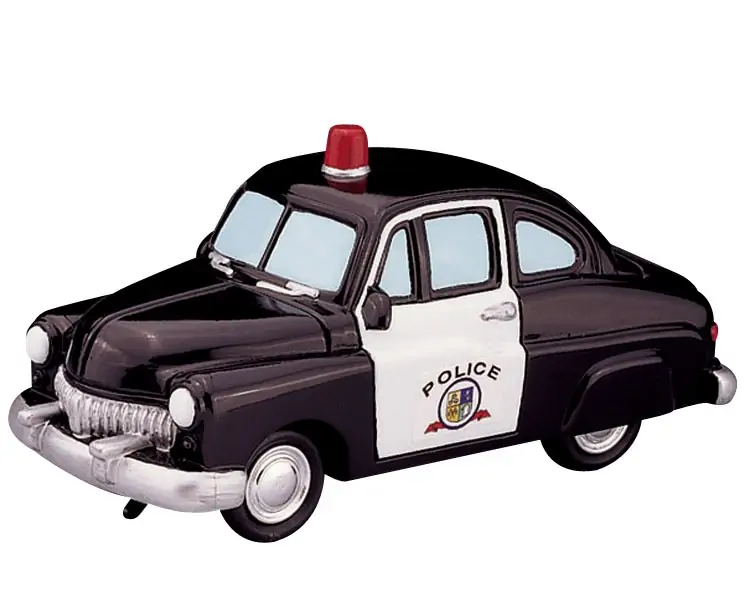 Kerstfiguur Police squad car LEMAX