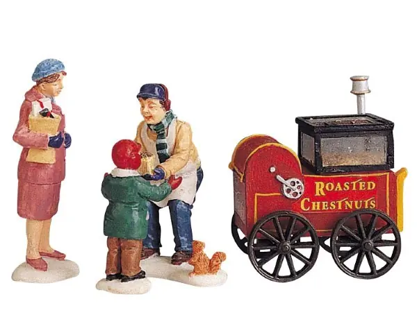 Kerstfiguur Roasted chestnut stand LEMAX