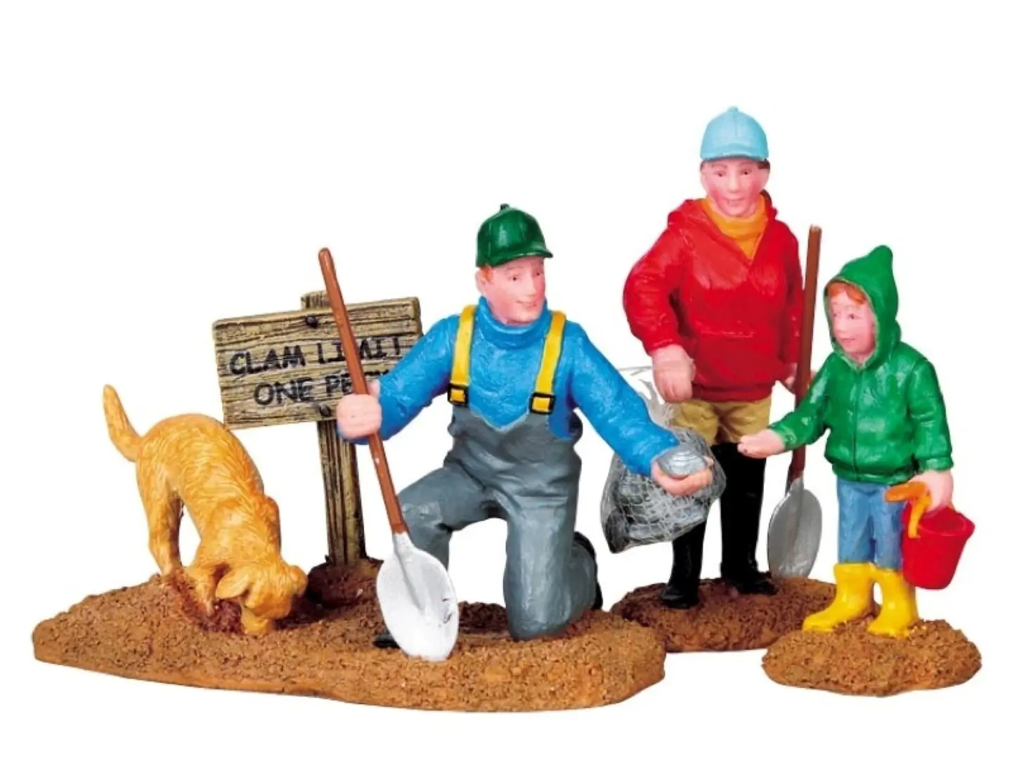 Kerstfiguur Winter clamming LEMAX