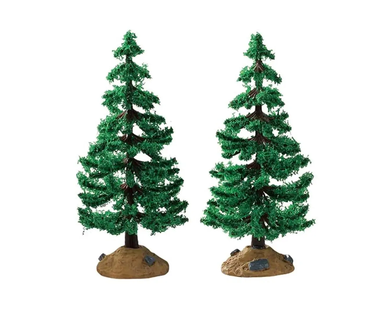 Kerstfiguur Grand fir tree set of 2 LEMAX