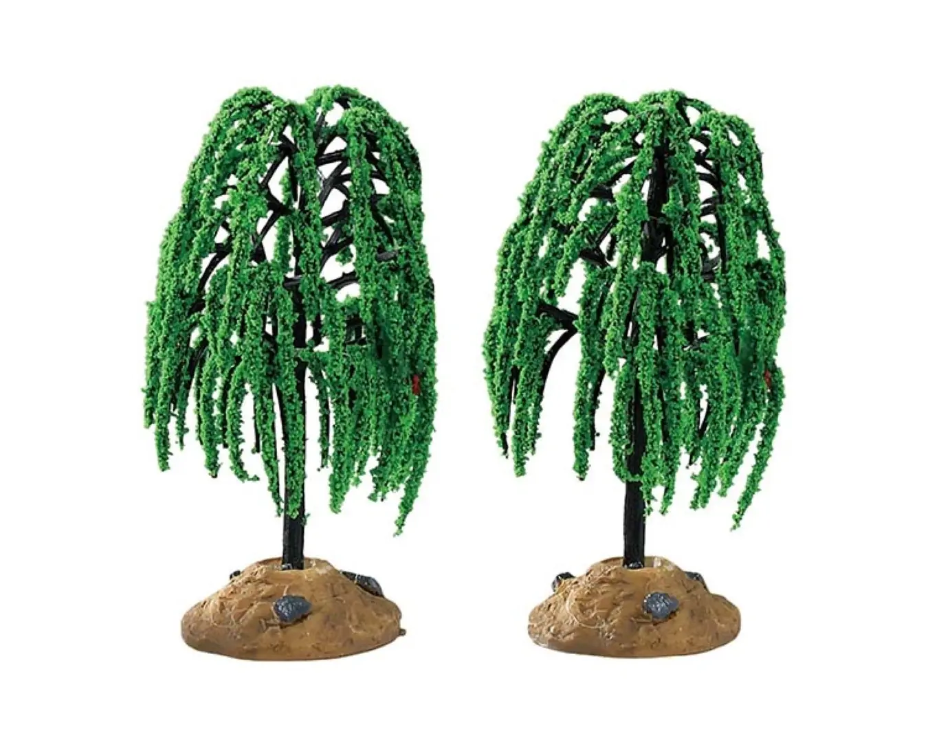 Kerstfiguur Spring willow tree set of 2 LEMAX