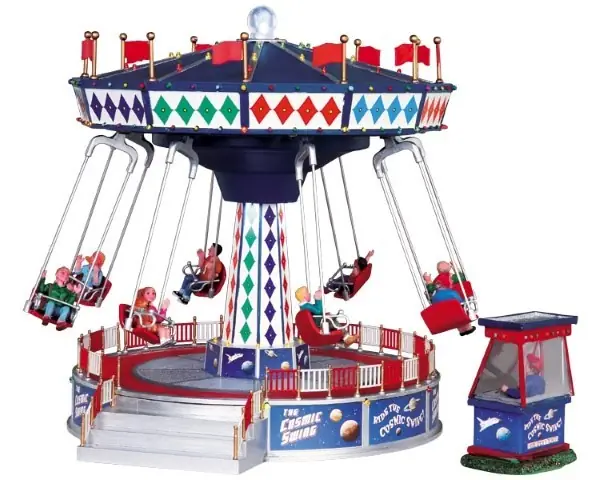 Kersthuisje The cosmic swing LEMAX