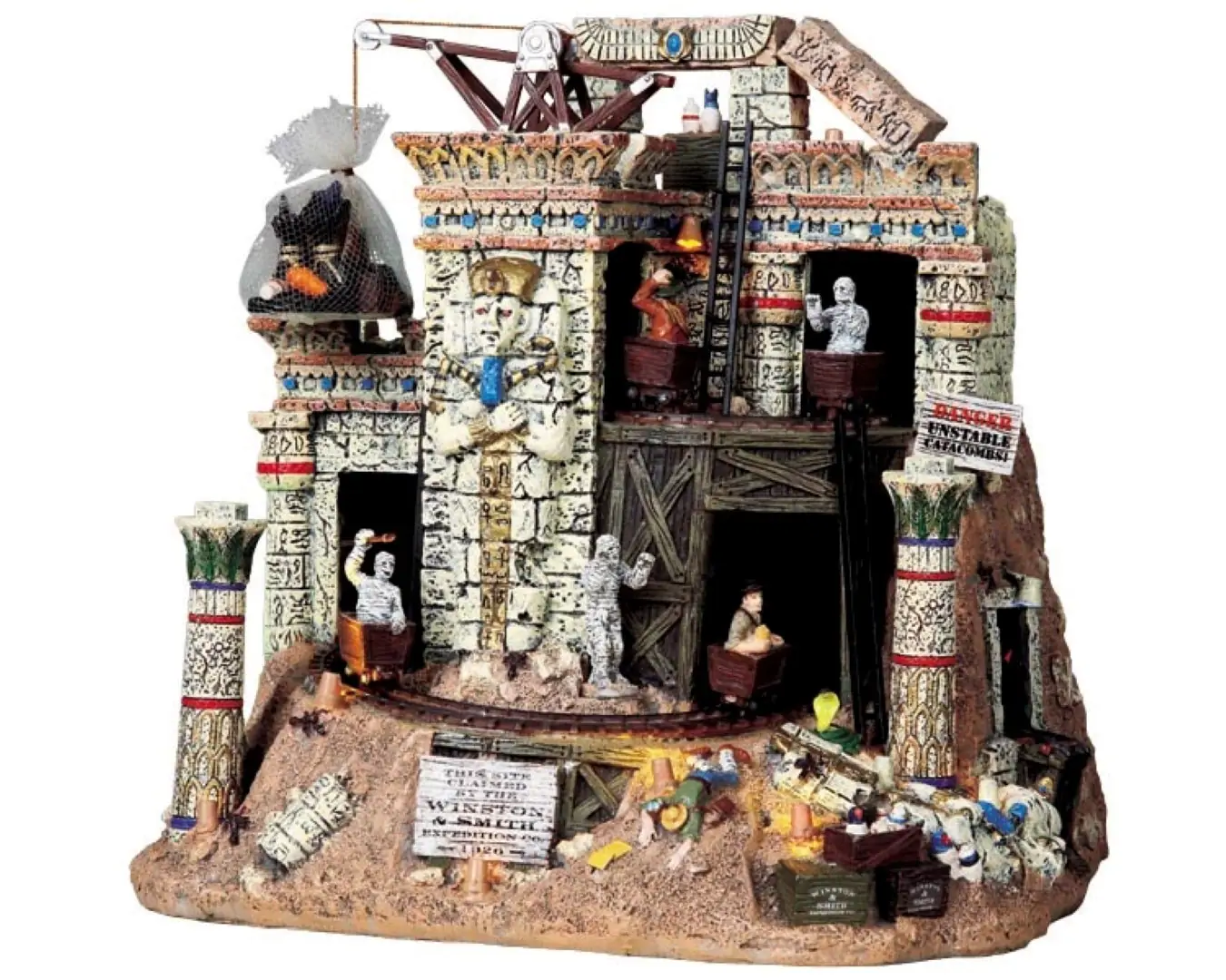 Kersthuisje Doomed temple LEMAX