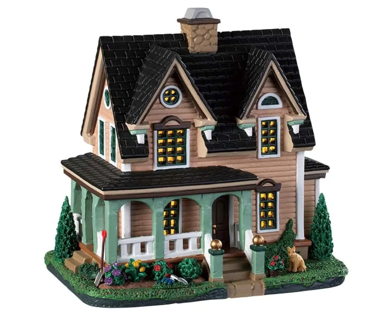 Kersthuisje Country lane cottage LED LEMAX