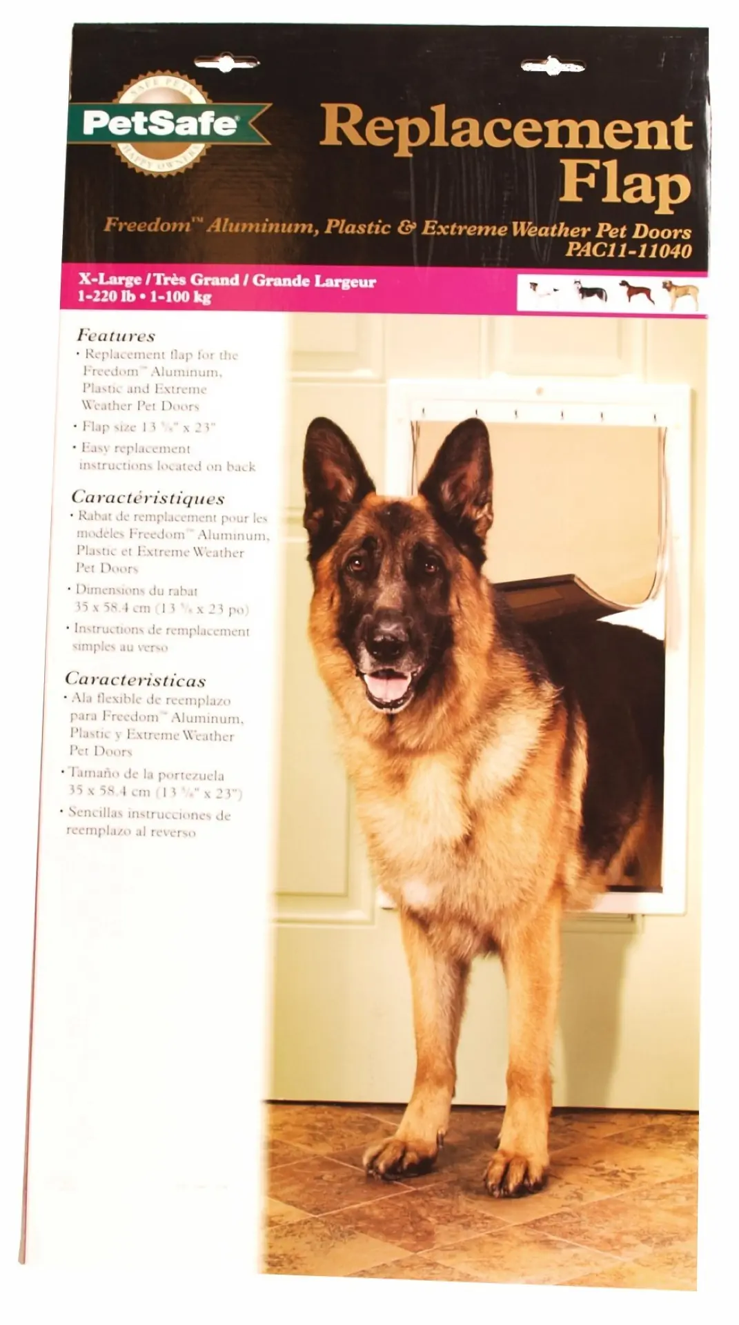 PetSafe flap met magneet 660 XL PAC11-11040 PetSafe Gebr. de Boon