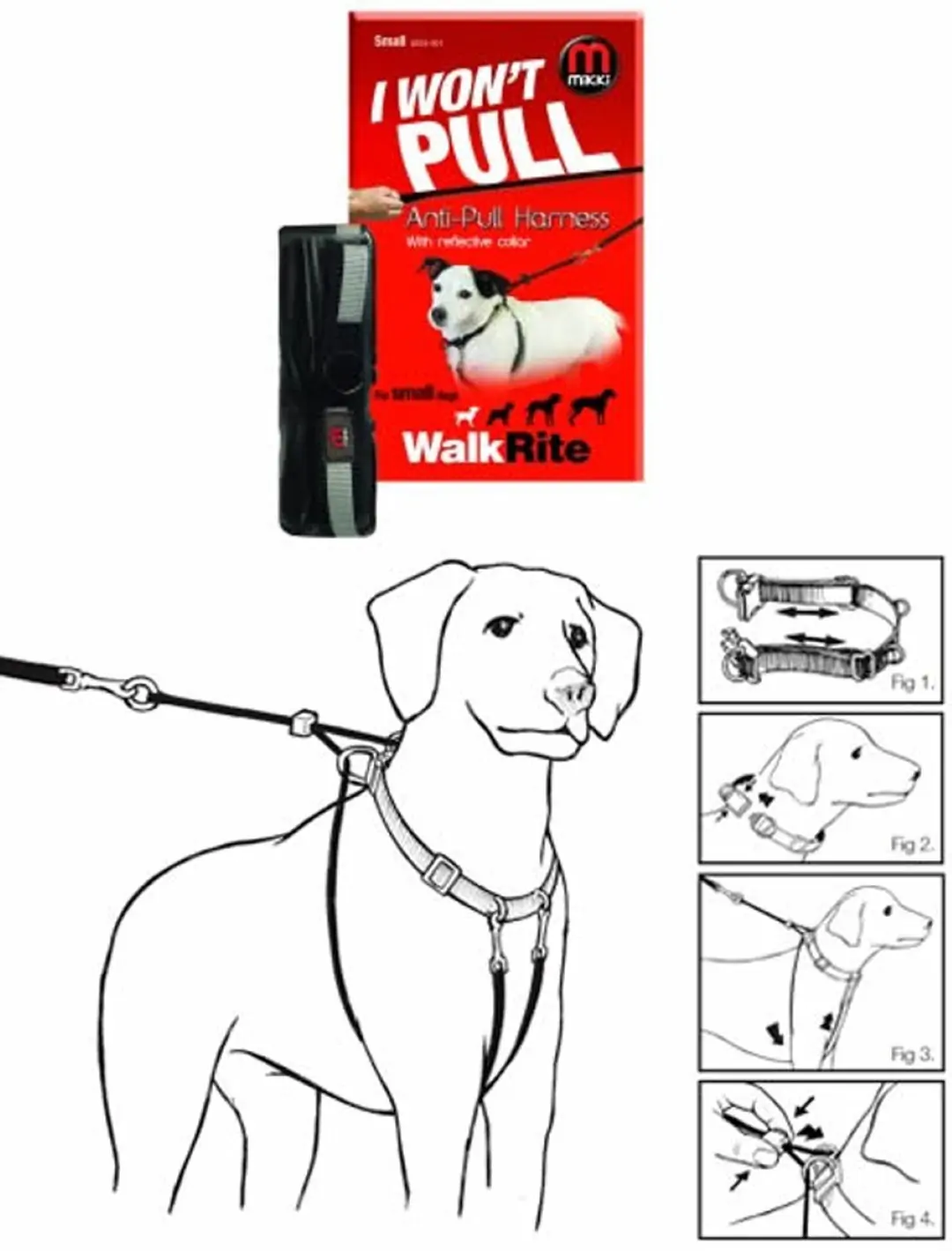 Mikki trainingstuig reflective small Company-of-animals Gebr. de Boon