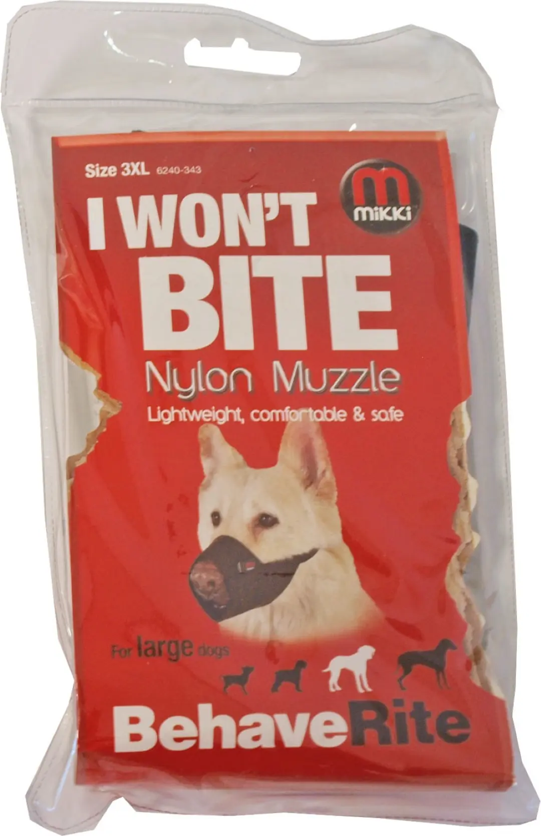 Mikki Muzzle muilband nr. 3 XL Company-of-animals Gebr. de Boon