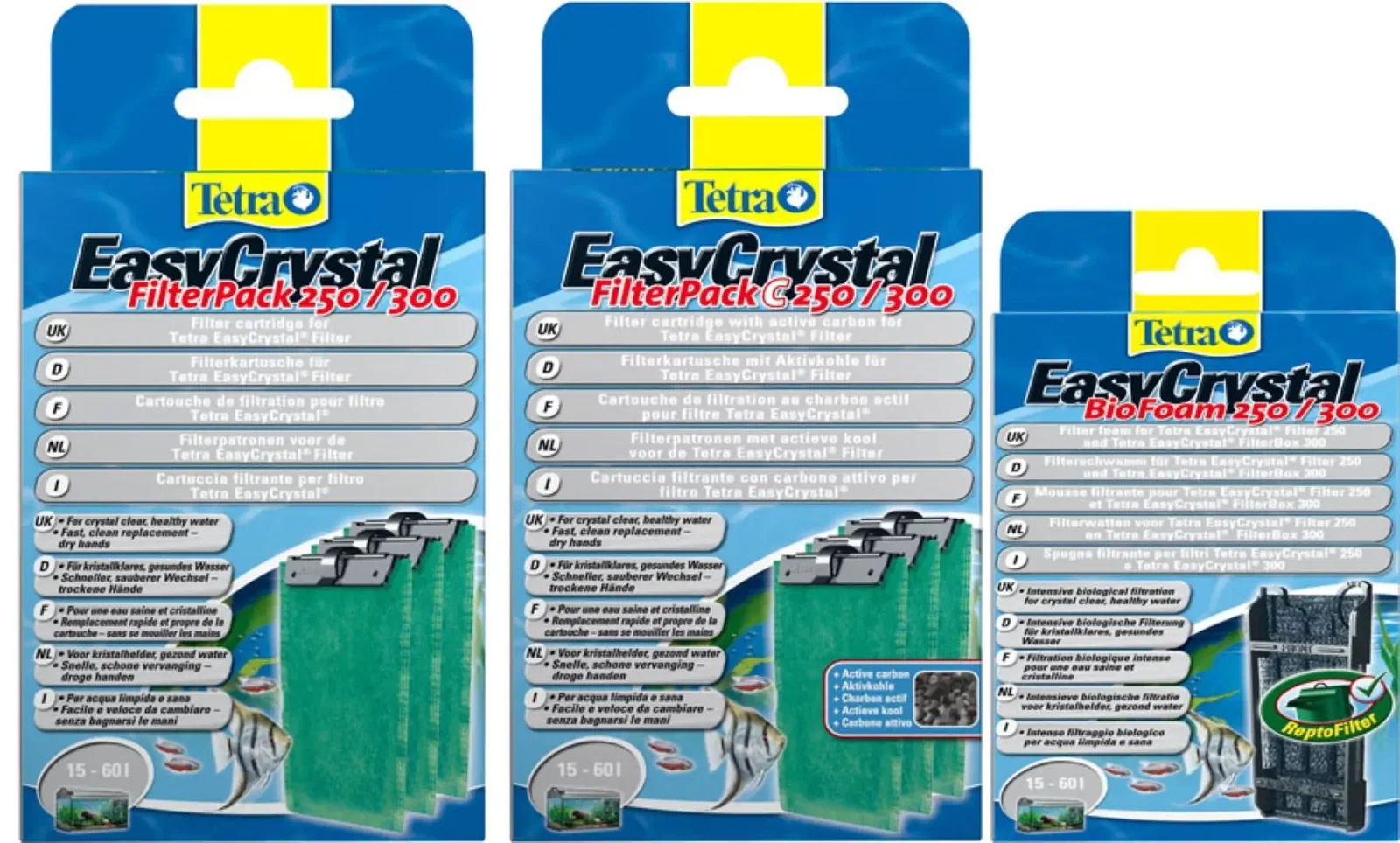 pak a 3 Easy Crystal filterpack 250/300 Vis Gebr. de Boon Tetra