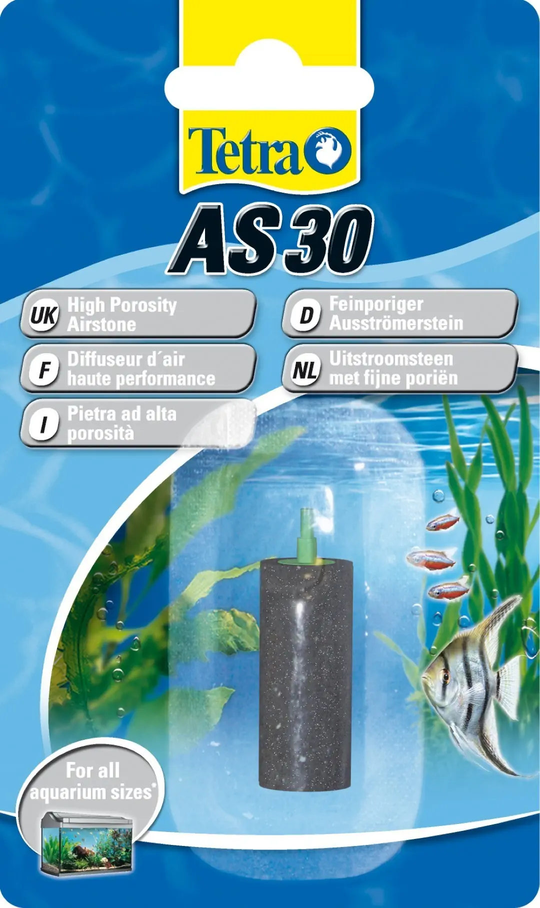 uitstroomsteen 3 cm AS 30 Vis Gebr. de Boon Tetra