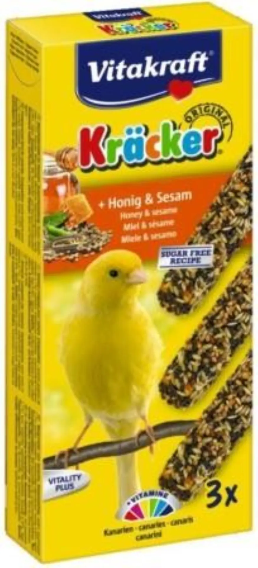 Trio Mix honing/sesam-kracker kanarie 3in1 Gebr. de Boon Vitakraft