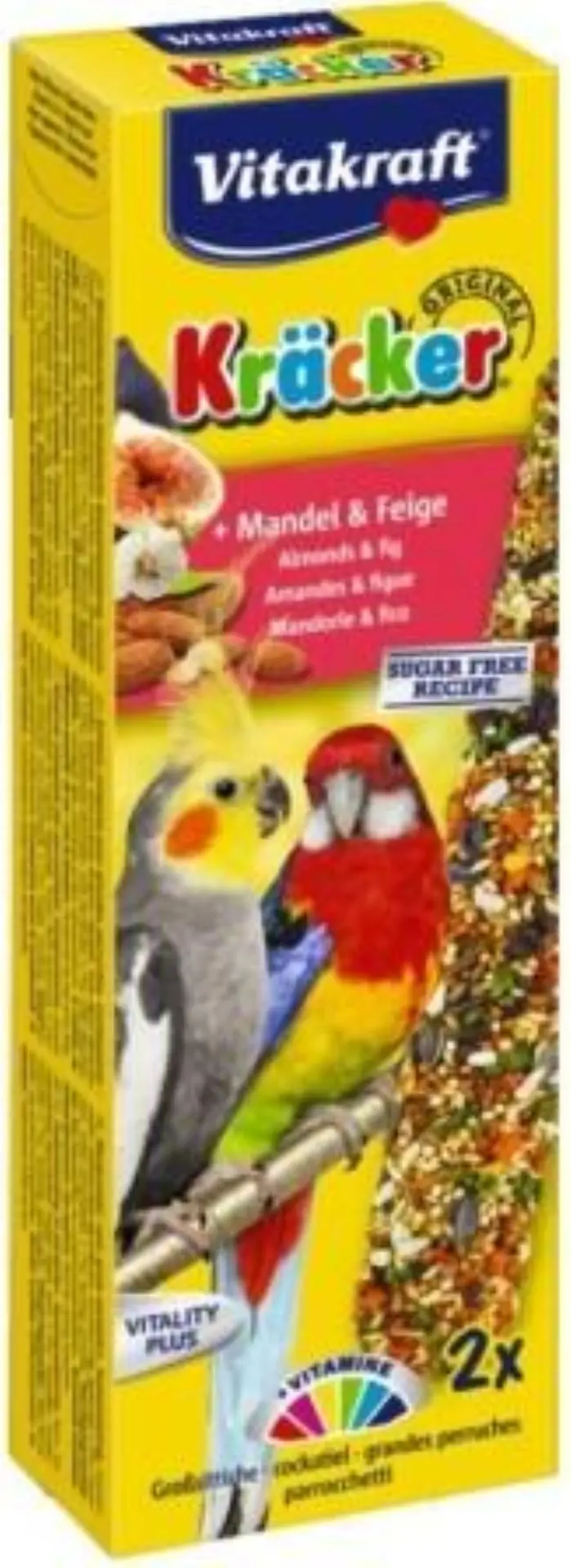 amandel/vijg-kracker valkparkiet 2in1 Gebr. de Boon Vitakraft