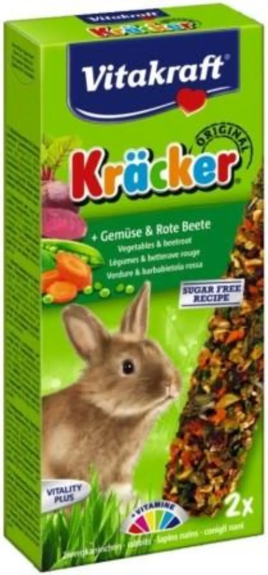 groente/biet-kracker dwergkonijn 2in1 Gebr. de Boon Vitakraft