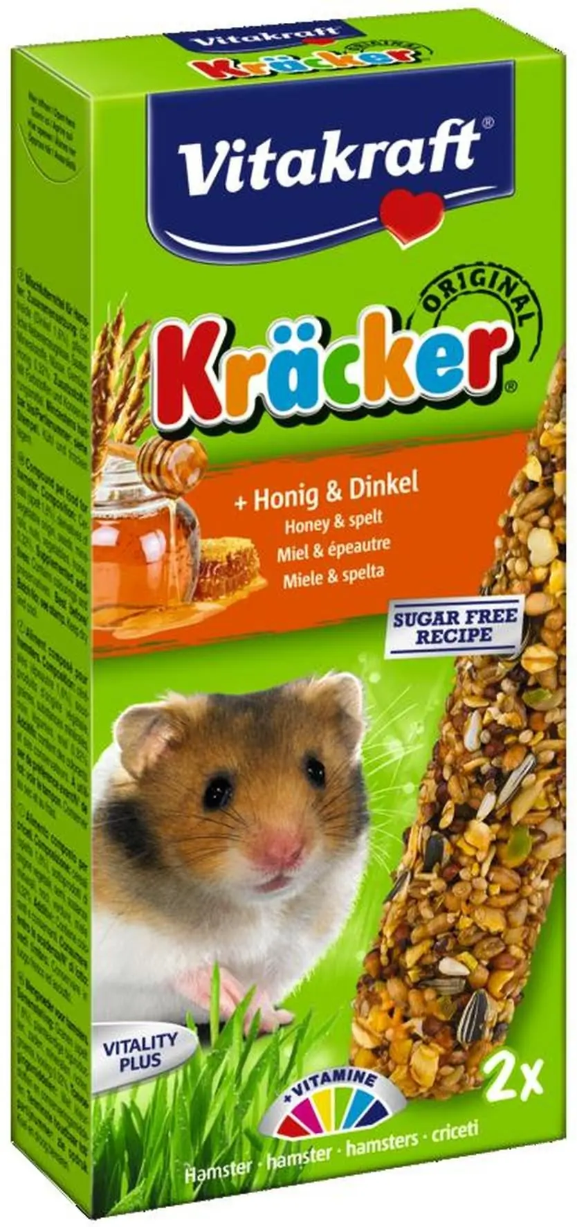 honing/spelt-kracker hamster 2in1 Gebr. de Boon Vitakraft