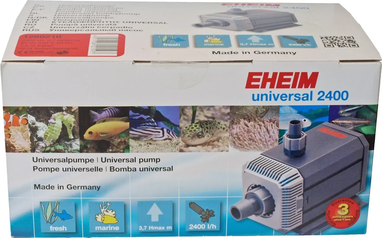 Eheim pomp 1260.21 kort snoer Eheim Gebr. de Boon