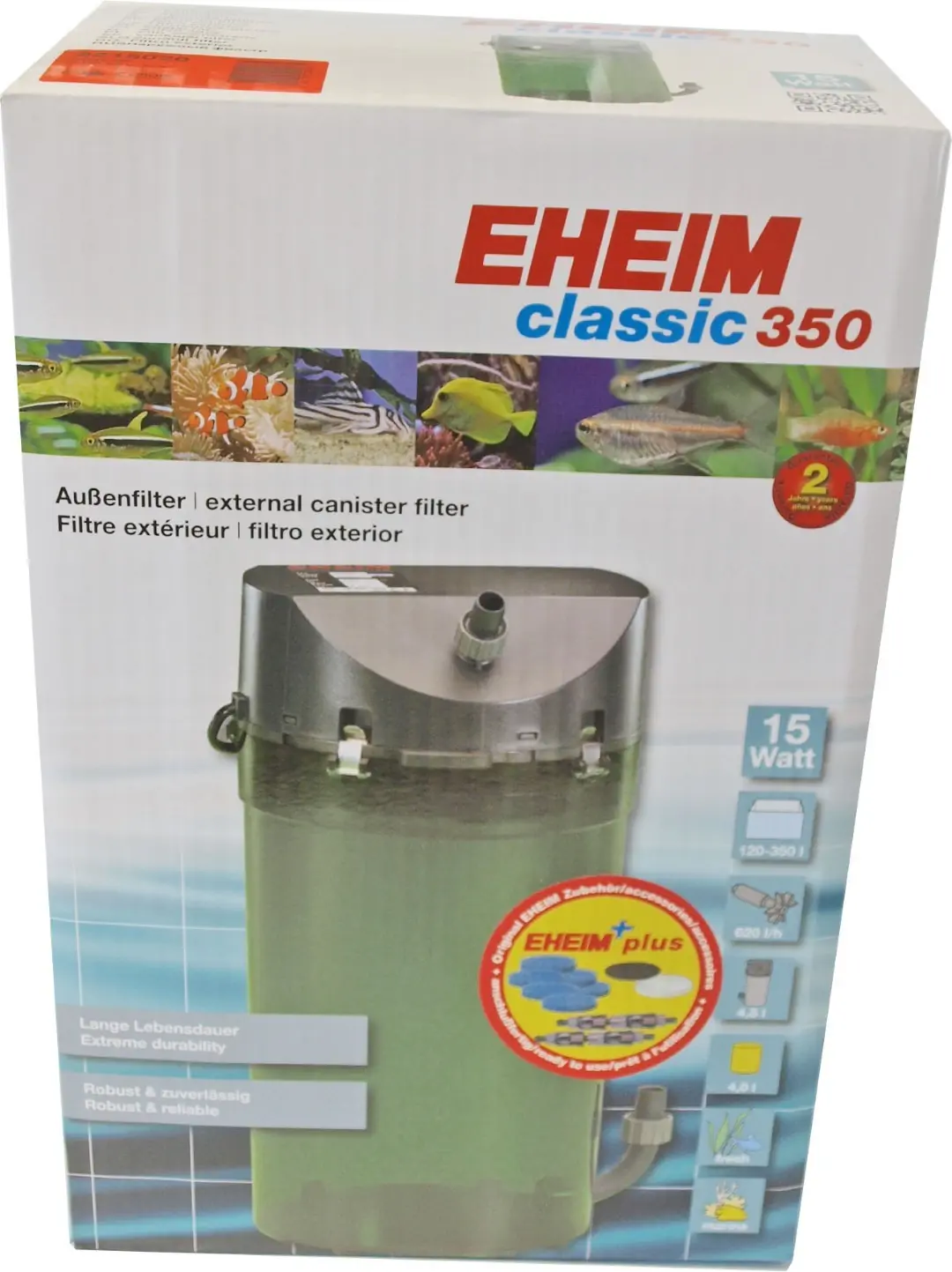 Eheim filter Classic 350 met filtermassa Eheim Gebr. de Boon