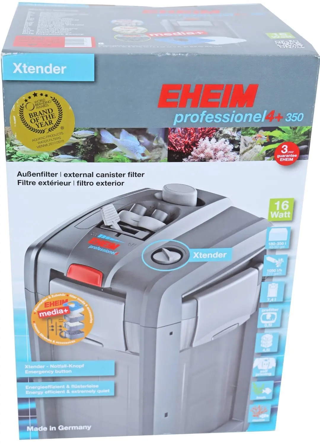Eheim filter professional 4 350 inclusief filtermassa Eheim Gebr. de Boon