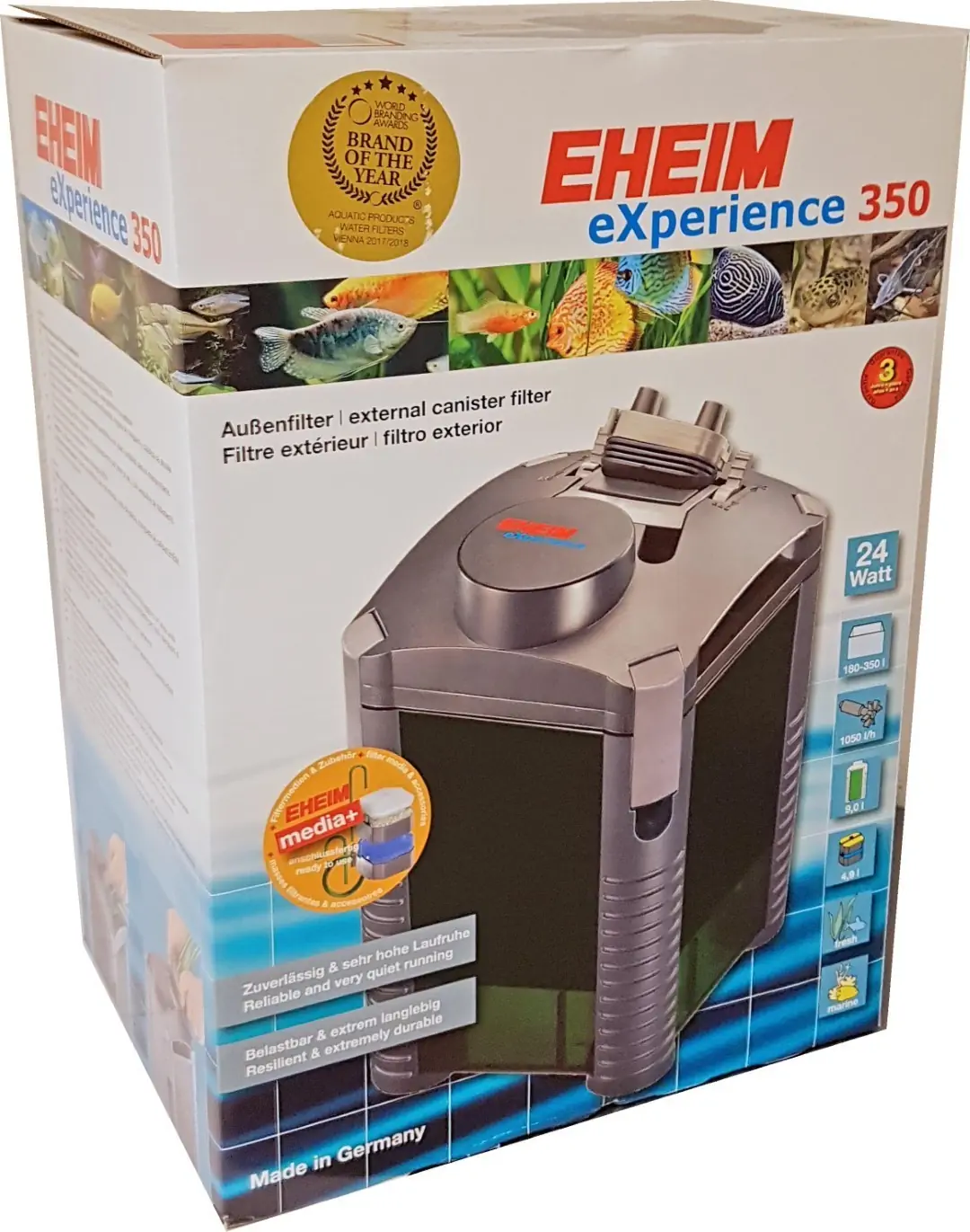 Eheim filter Experience 350 met filtermassa Eheim Gebr. de Boon