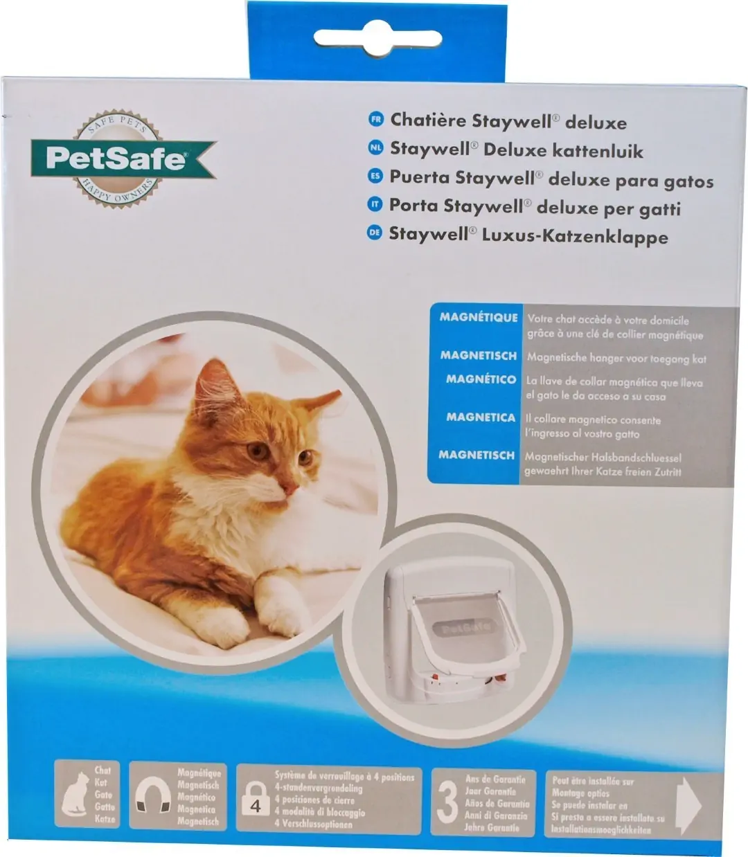 PetSafe kattendeur nr. 400 wit PetSafe Gebr. de Boon