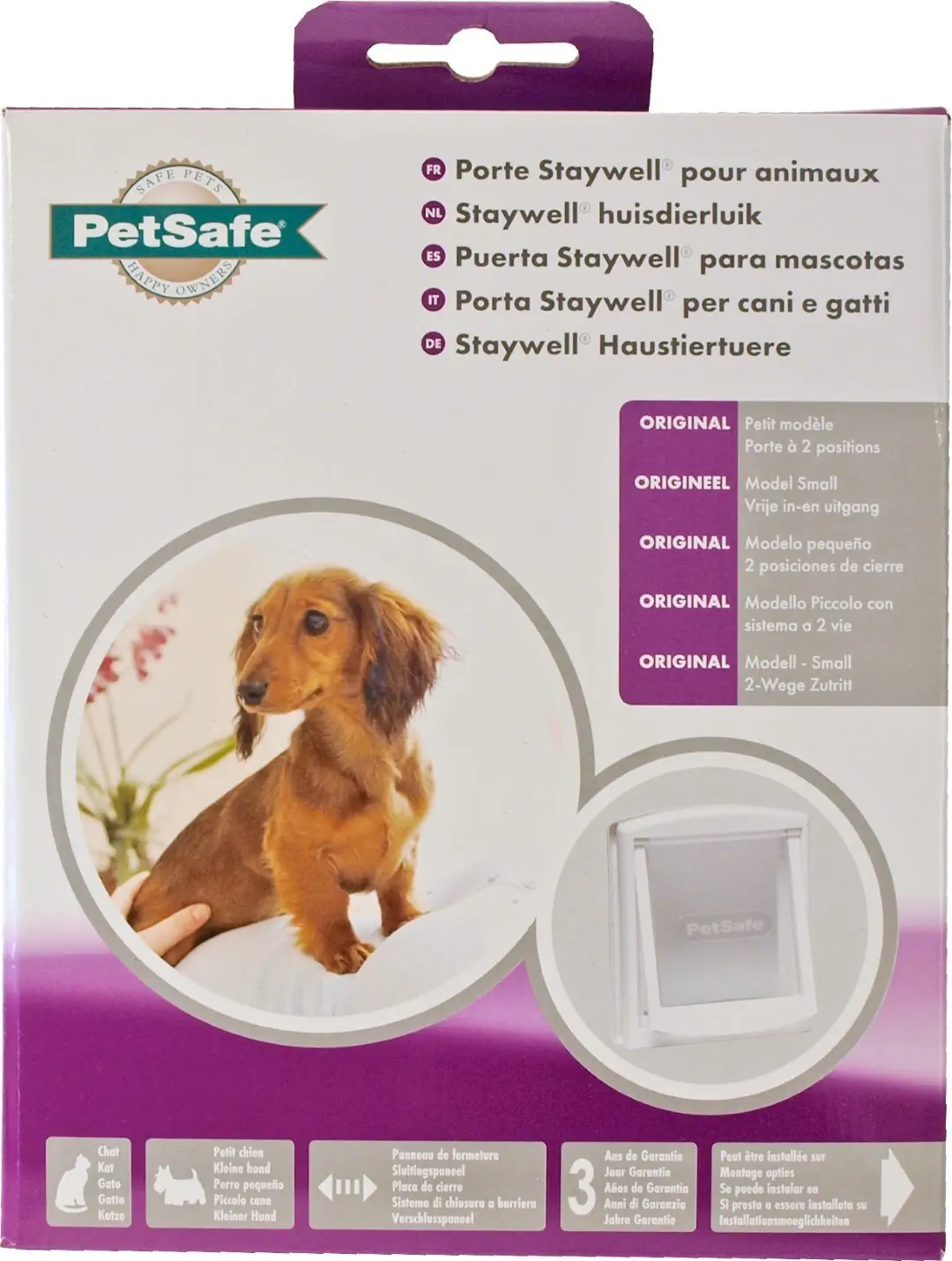 PetSafe kattendeur nr. 715 wit/transparant PetSafe Gebr. de Boon