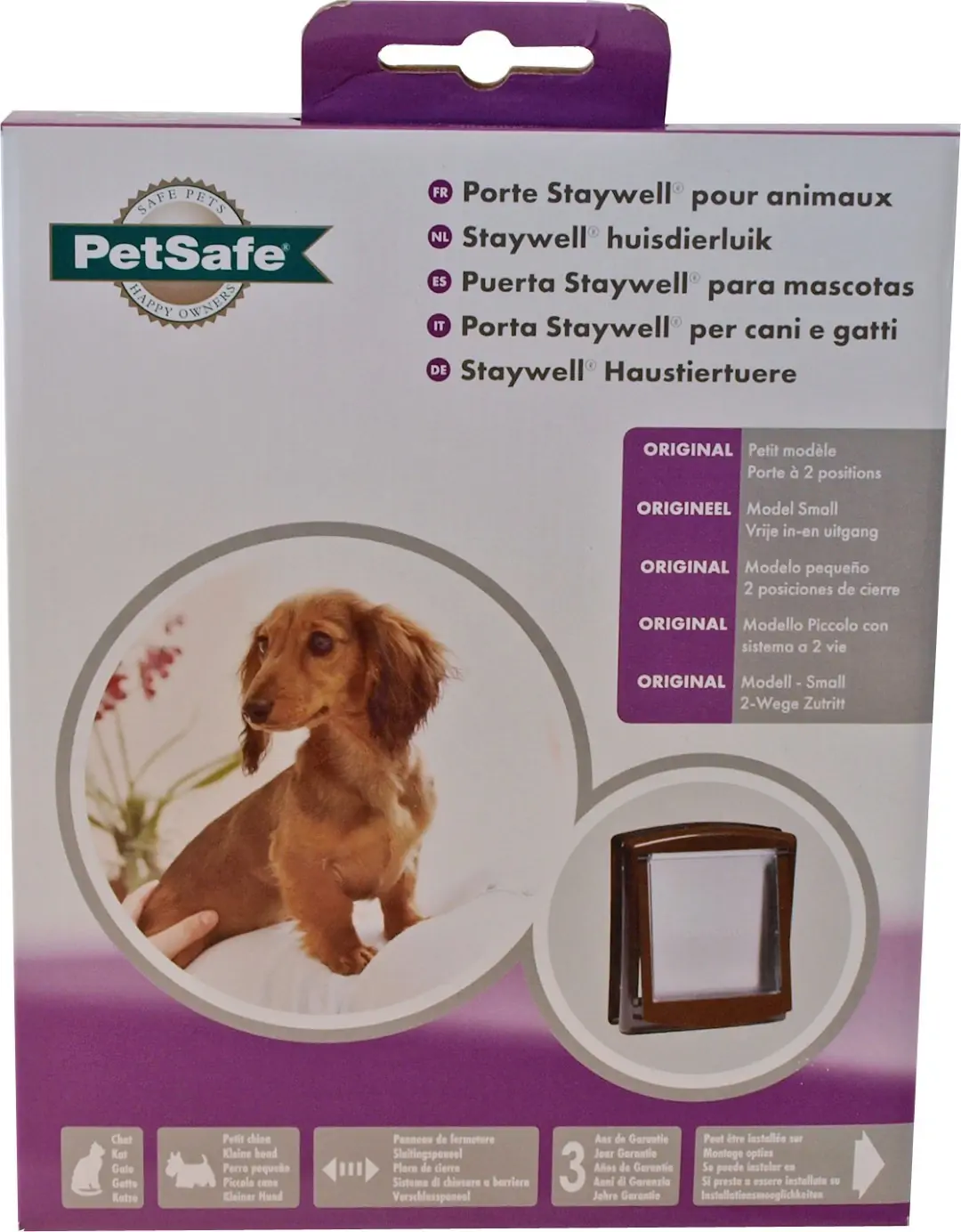 PetSafe kattendeur nr. 730 bruin/transparant PetSafe Gebr. de Boon