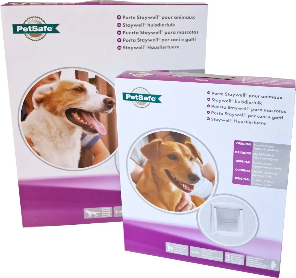 PetSafe huisdierdeur nr. 740 wit/transparant PetSafe Gebr. de Boon