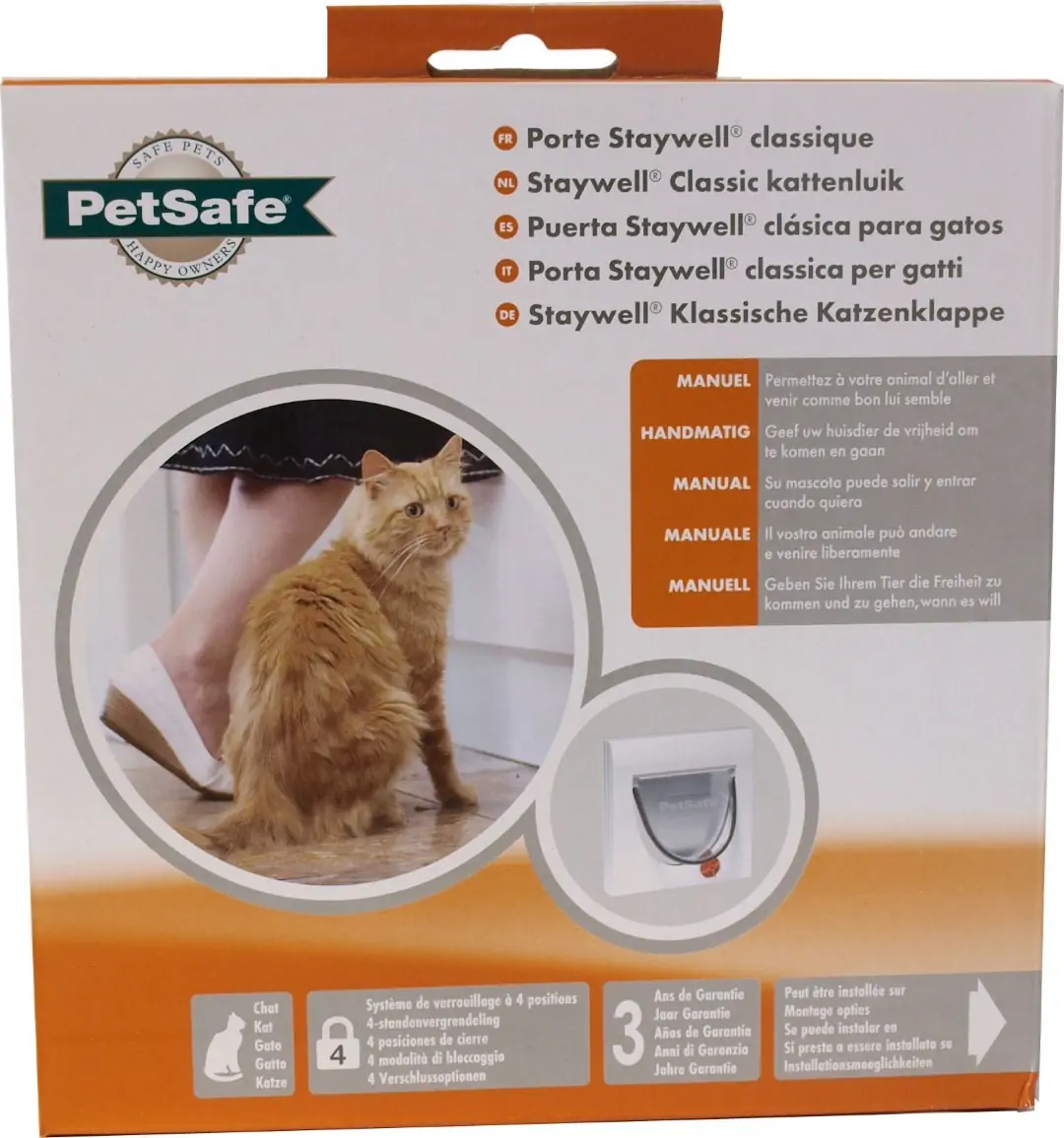 PetSafe kattendeur nr. 917 wit PetSafe Gebr. de Boon