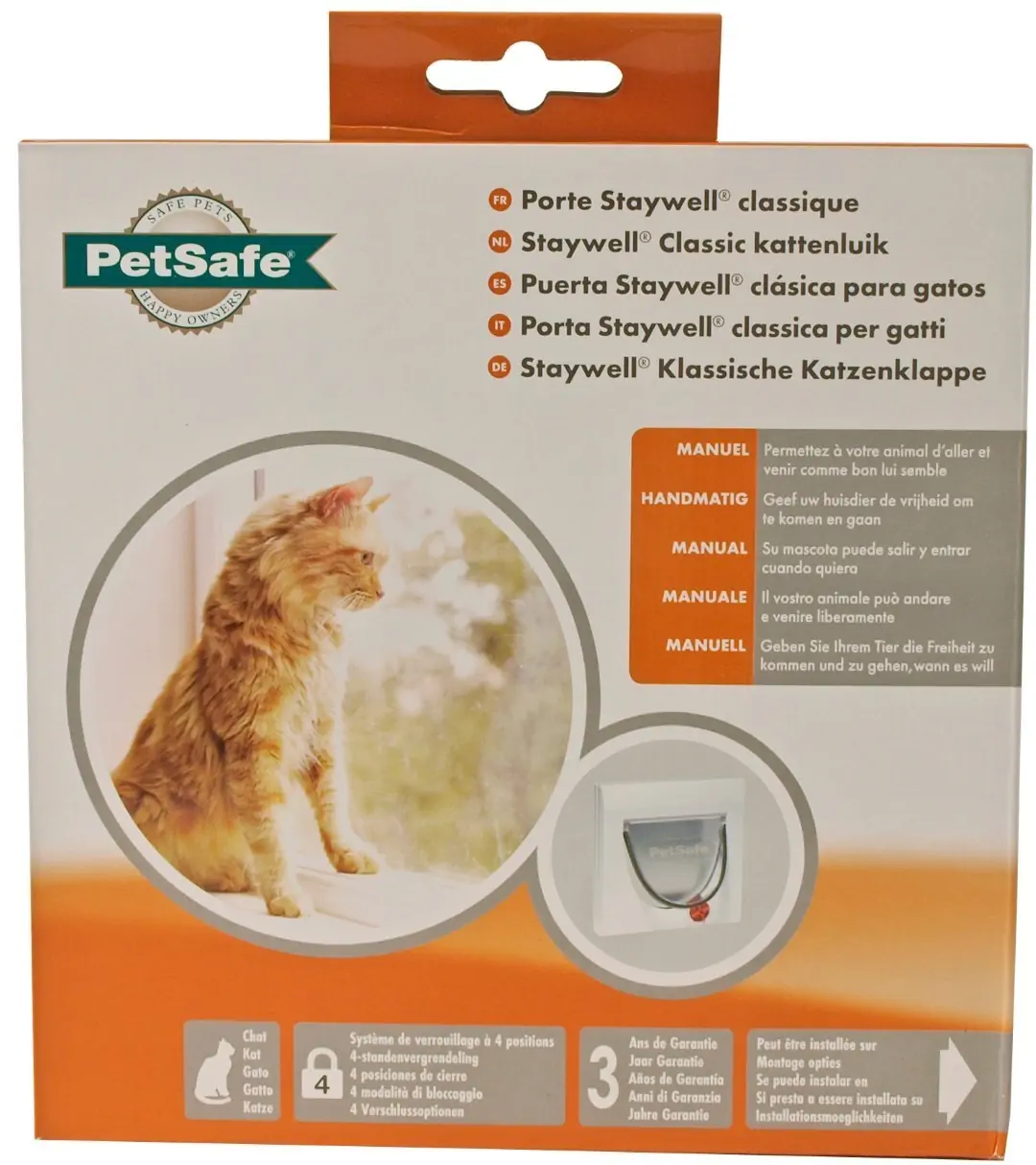 PetSafe kattendeur nr. 919 wit PetSafe Gebr. de Boon